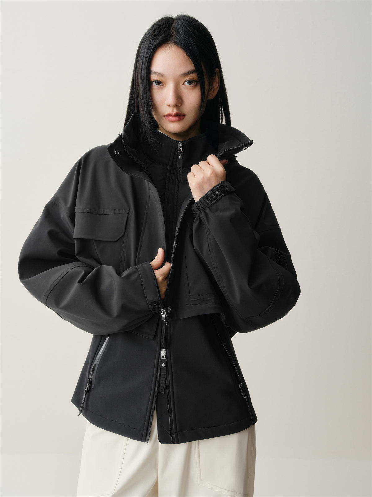 Women's 3-in-1 Slim-Fit Down Jacket