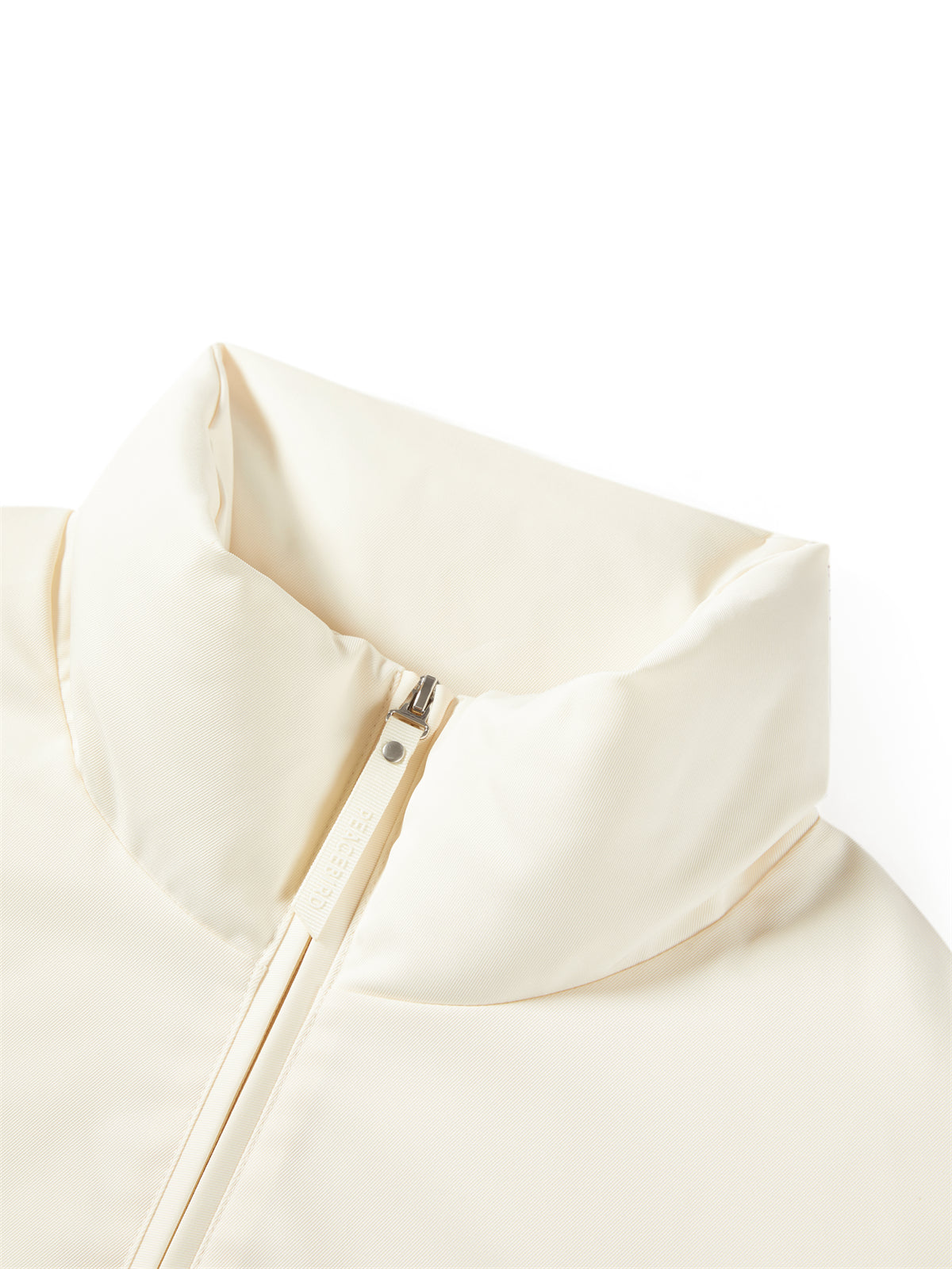 Women's Short Down Jacket with Ruched Hem