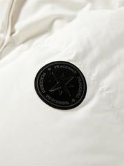 Women's Short Layered-Look Hooded Down Jacket