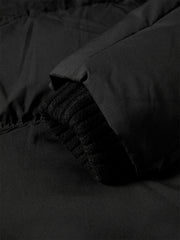 Women's Knit-Panel Short Oversized Down Jacket