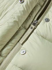 Women's Short Curved-Quilted Thermal Puffer Jacket