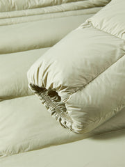 Women's Short Curved-Quilted Thermal Puffer Jacket