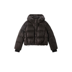 Women's Casual 10D Dark Purple 90% White Duck Down Jacket