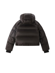 Women's Casual 10D Dark Purple 90% White Duck Down Jacket
