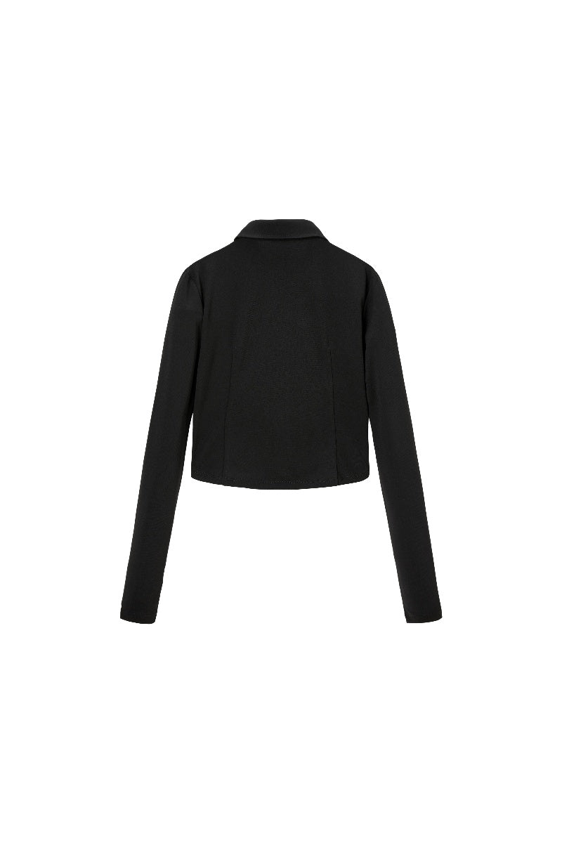 Women's Crop TopExtra-long Sleeve Knitted Jacket