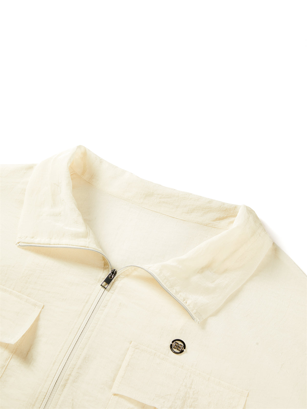 Women's Cropped Acetate Utility Jacket
