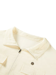 Women's Cropped Acetate Utility Jacket