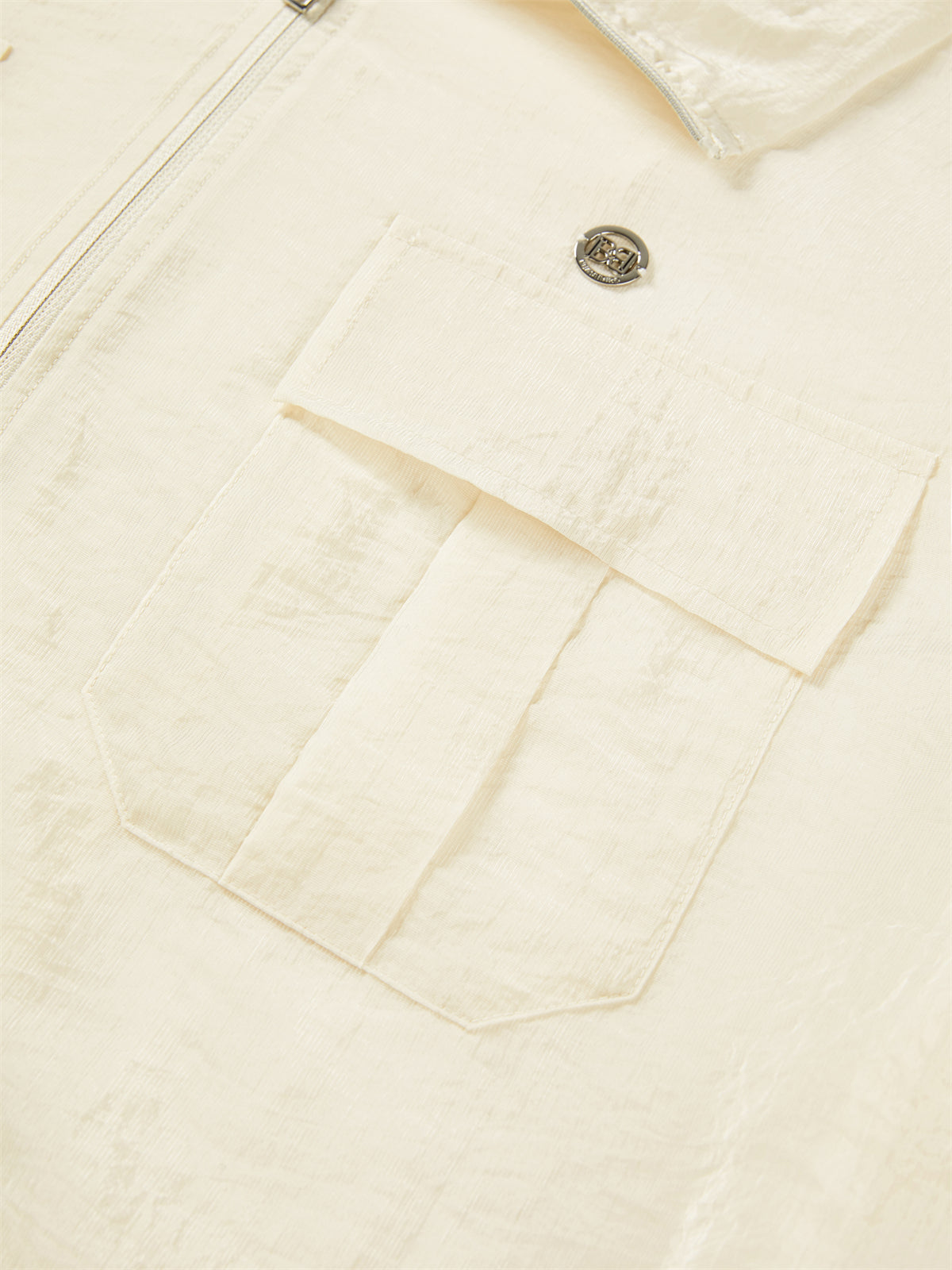 Women's Cropped Acetate Utility Jacket