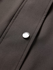 Women's Cropped Jacket with Tulip Hem
