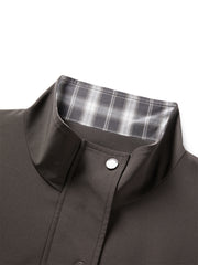 Women's Cropped Jacket with Tulip Hem