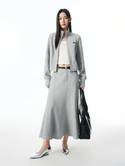 Women's Cropped Sports-Inspired Jacket