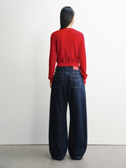 Women's Lyocell Wide-Leg Jeans