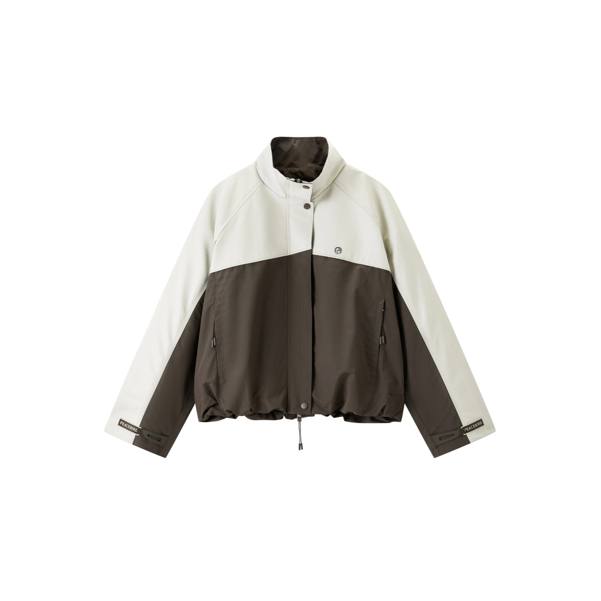 Women's Casual Outdoor PU-Panel Jacket