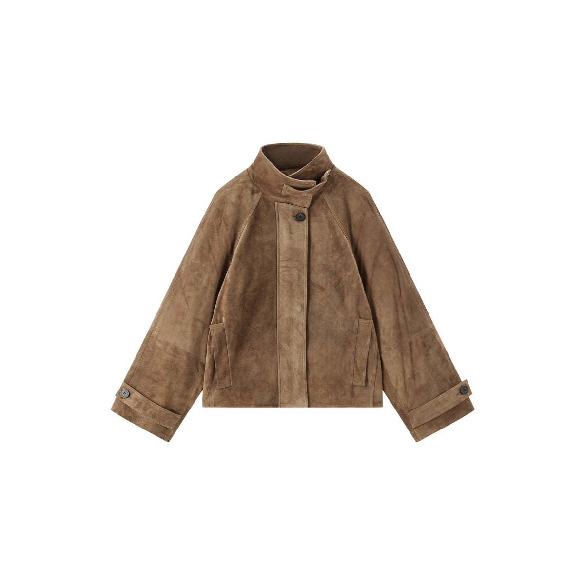 Women's Vintage Structured Suede Leather Jacket