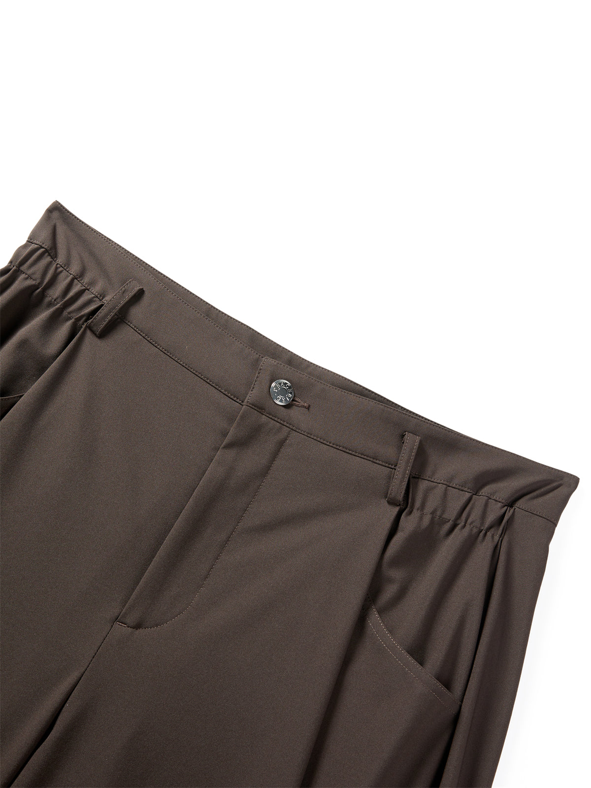Women's Brown Utility-Inspired Casual Set