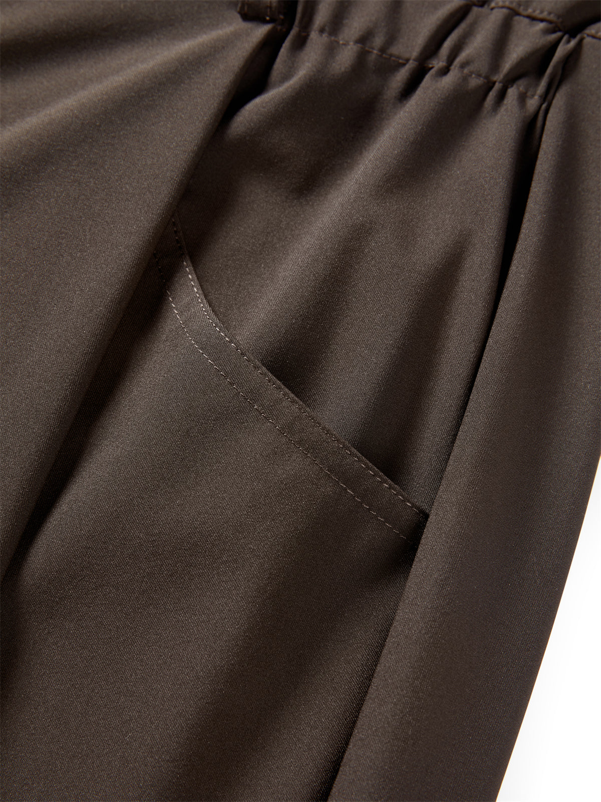 Women's Brown Utility-Inspired Casual Set