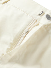 Women's High-Waisted A-Line Skirt with Patch Pockets