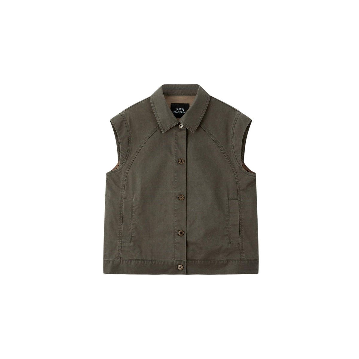 Women's Casual Cargo-Style Vest and Shorts Set