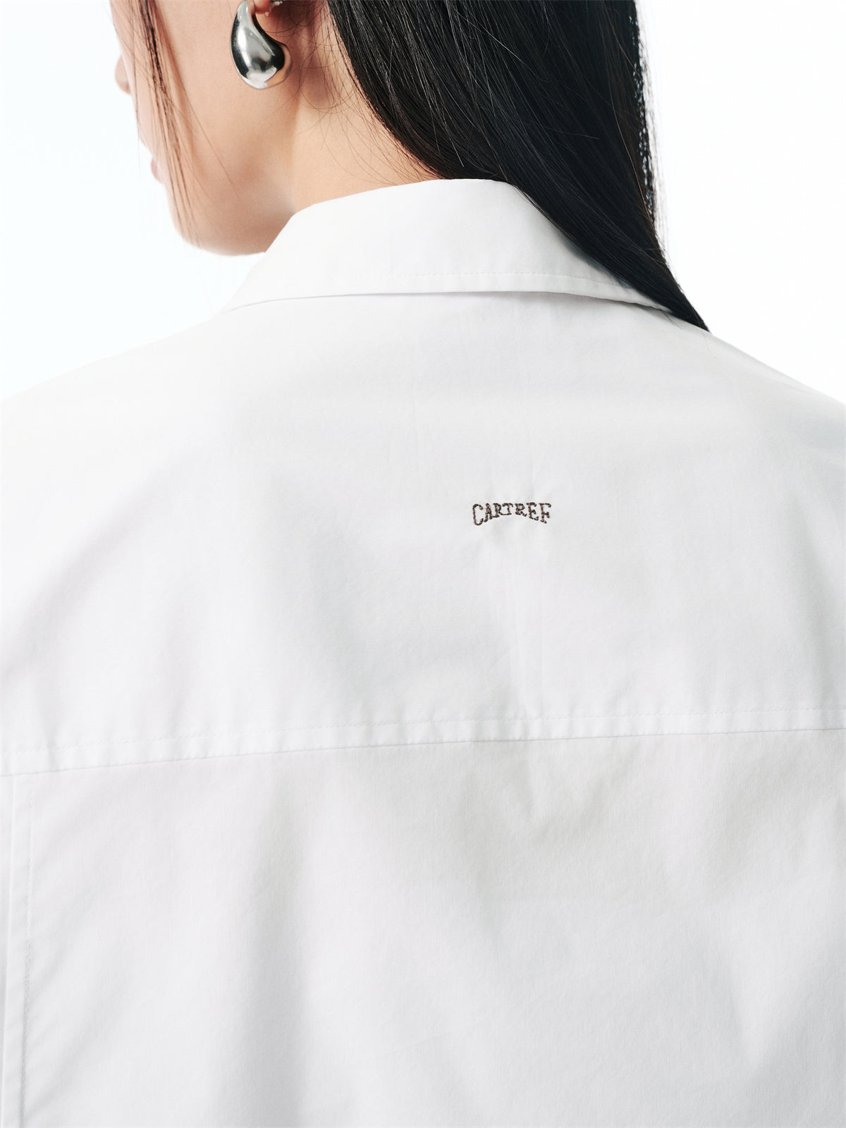 Women's Oversized Pleated Shirt