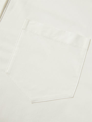 Women's Cropped Shirt with Lace Panels
