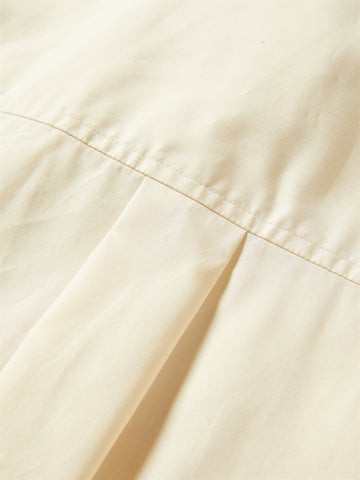 Women's Tencel-Cotton Blend Shirt with Flowing Tie