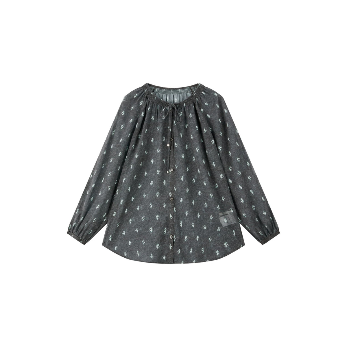 Women's Casual Flowy Print Long-Sleeve Top