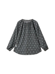 Women's Casual Flowy Print Long-Sleeve Top