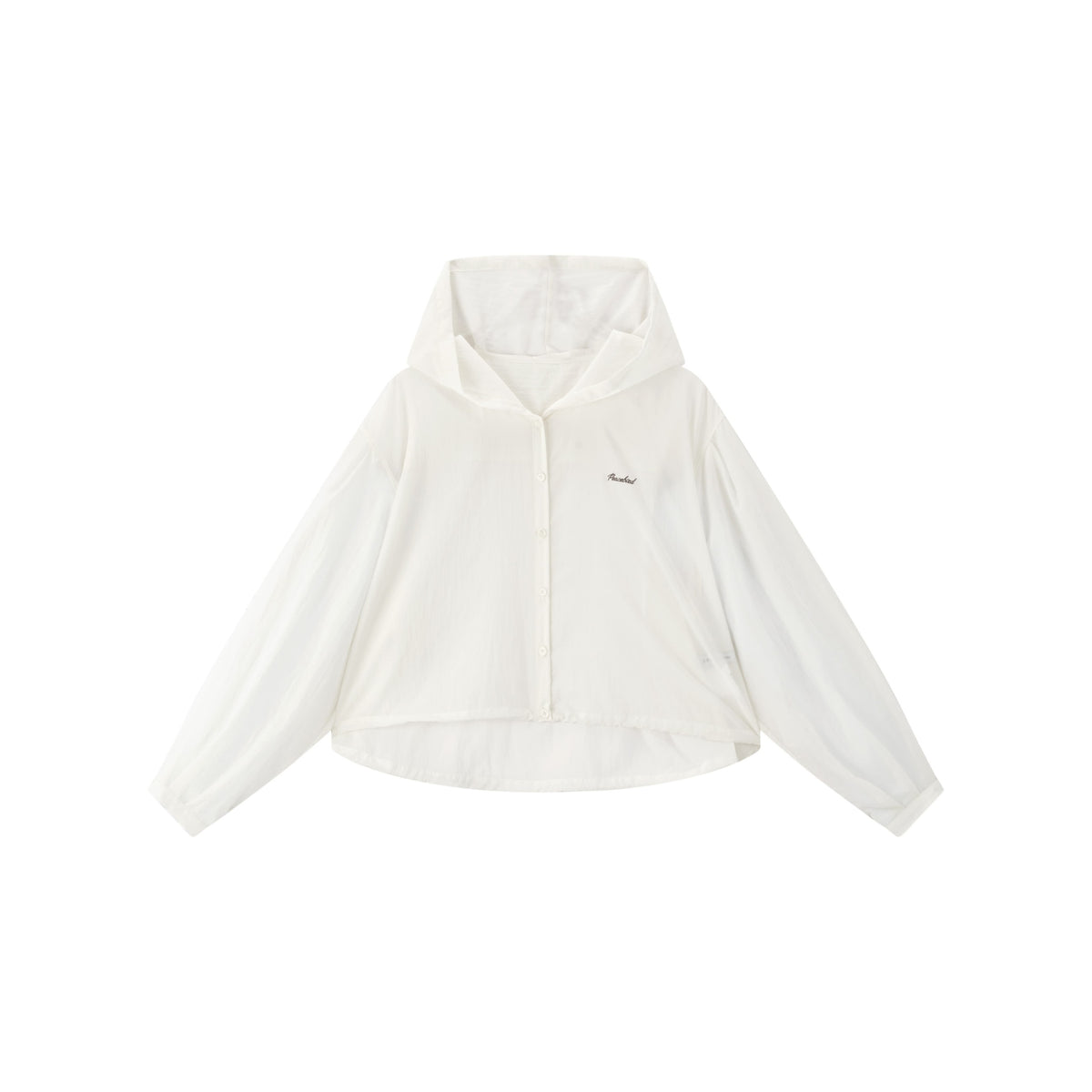 Women's Casual Pearlescent Hooded Shacket