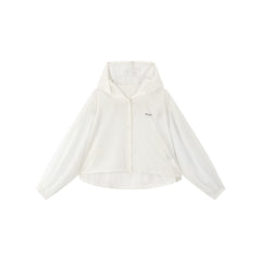Women's Casual Pearlescent Hooded Shacket