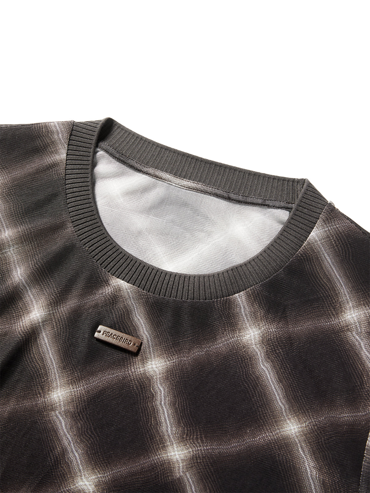Women's Slim-Fit Lightweight Check Top