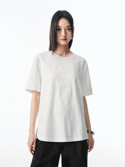 Women's Cotton Embroidered T-Shirt