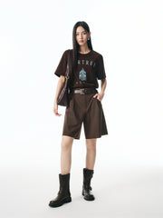Women's Cotton Embroidered T-Shirt