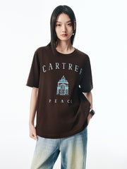 Women's Cotton Embroidered T-Shirt