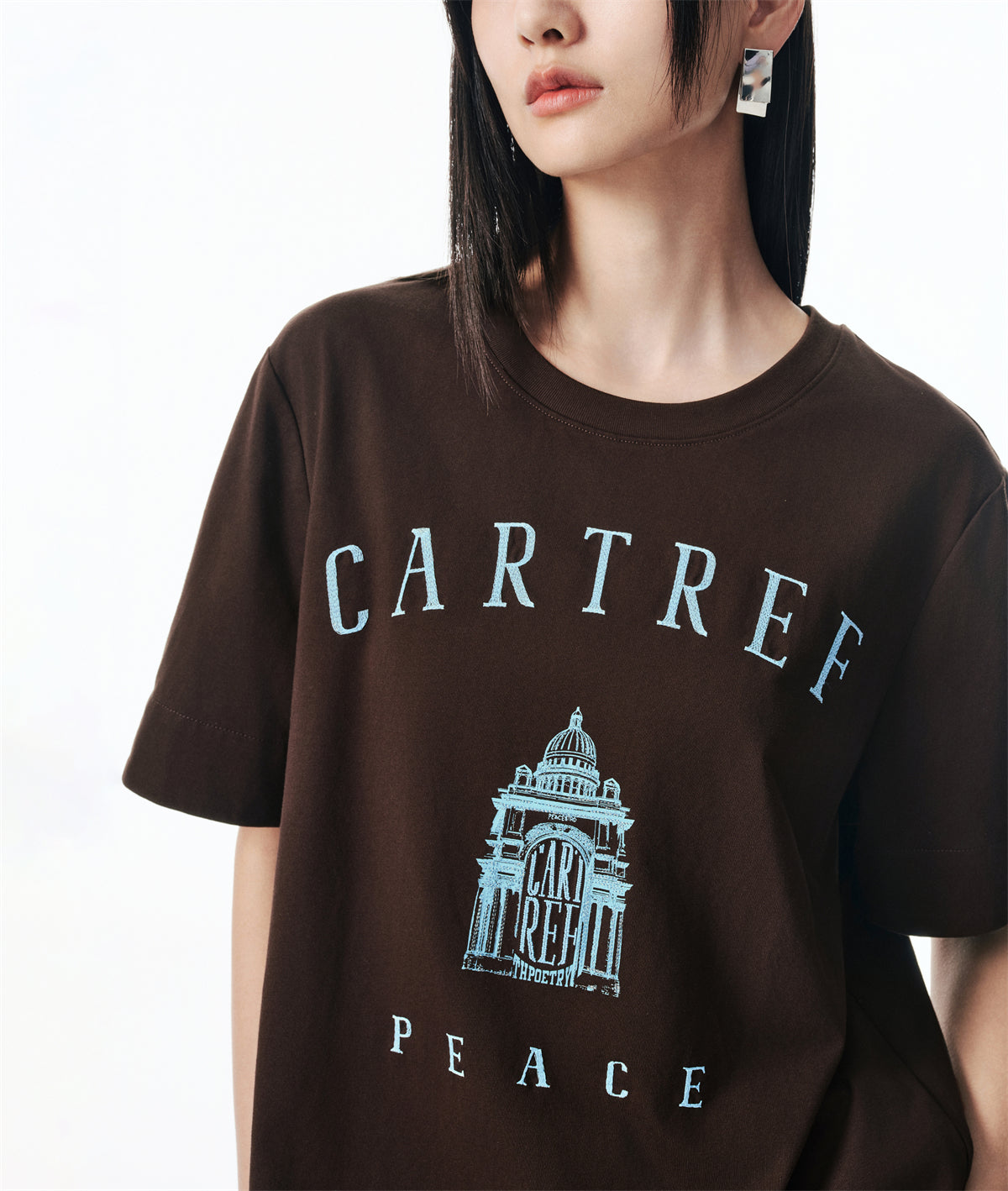 Women's Cotton Embroidered T-Shirt