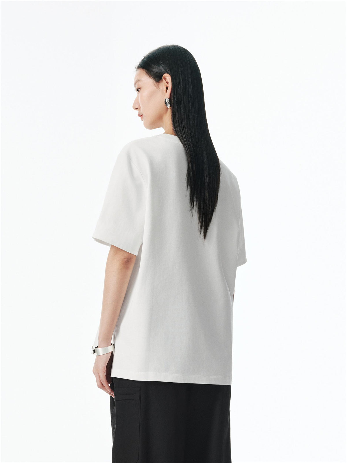 Women's Cotton Embroidered T-Shirt