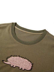 Women's Animal Embroidery T-Shirt