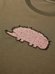 Women's Animal Embroidery T-Shirt