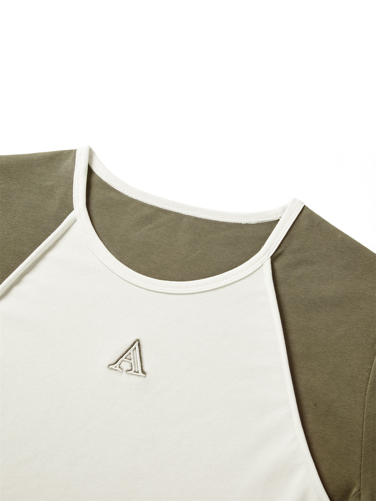 Women's Contrast Slim-Fit Cropped T-Shirt