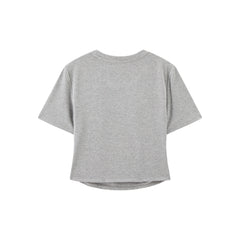 Women's Slim-Fit Letter Embroidered T-Shirt