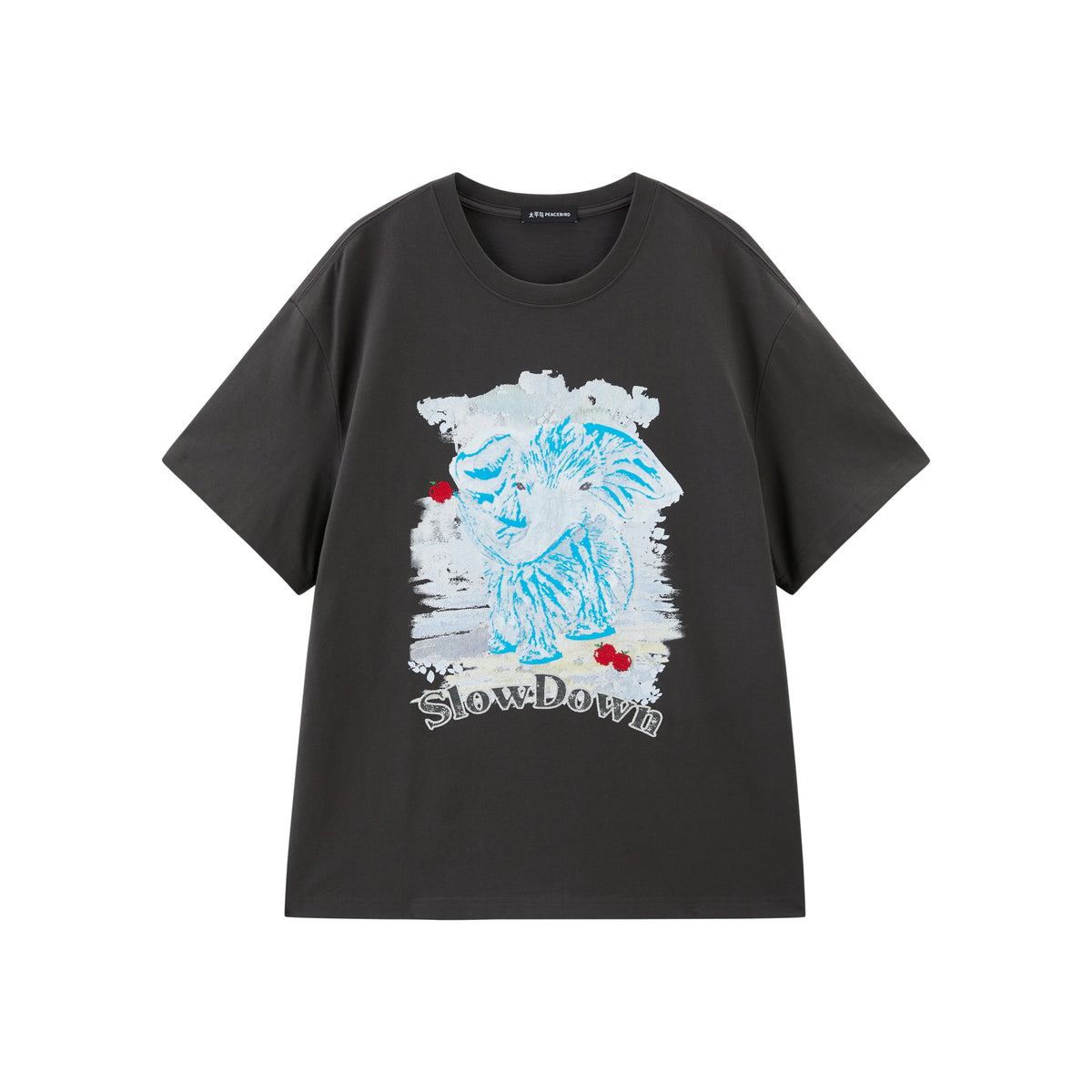 Women's Dumbo Applique Short Sleeve T-Shirt