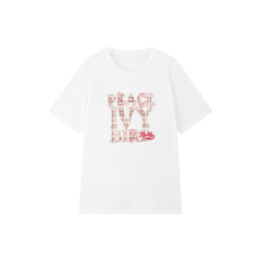 Women's Casual Embroidered Letter Print T-Shirt