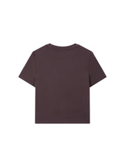 Women's Casual Flocked Letter Embroidered T-Shirt