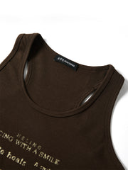 Women's Printed Tank & T-Shirt Set