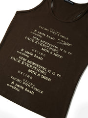 Women's Printed Tank & T-Shirt Set