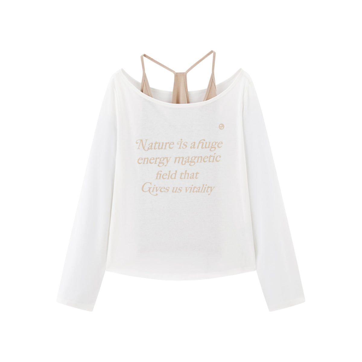 Women's Letter Long Sleeve T-Shirt Two-Piece Set