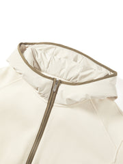 Women's Soft Hooded Jacket with Down-Filled Hood