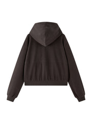 Women's Casual Relaxed Hooded Color-Block Knit Sweatshirt