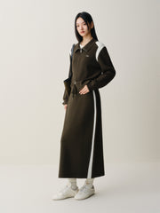 Women's Sporty Contrast Knit Cardigan