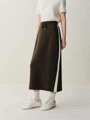 Women's Sporty Contrast Knit Set