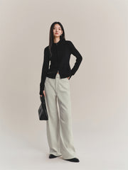 Women's Short Slim-Fit Knit Cardigan